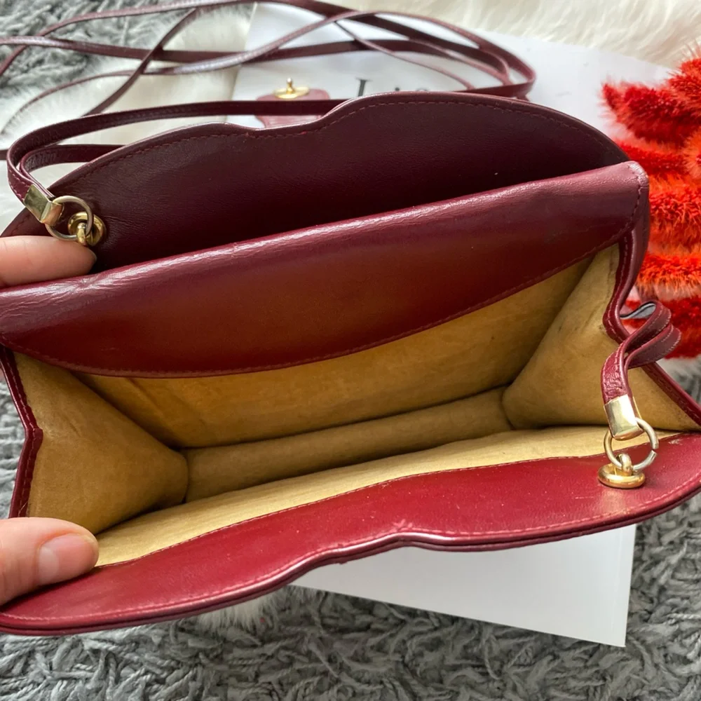 Vintage Ponte Vecchio Italian Leather Crossbody Bag - Picture 8 of 11